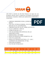 Ficha OSRAM