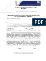 Termo de Aceitação de Condições e Compromisso - Via Simplificada - Sub Judice