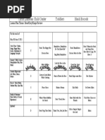 May 30-June 3, 2011 Toddler Lesson Plan