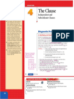 Understanding subordinate and independent clauses