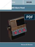 SAILOR AP5065 Alarm Panel: Installation Manual