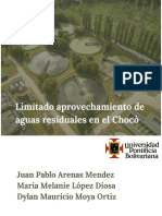 Limitado Aprovechamiento de Aguas Residuales en El Chocó