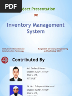 Project Presentation: Inventory Management System