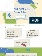 Busana Adat Batak Toba