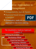 Quantitative Management Technques