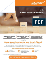 Key features of Mirae Asset mutual funds