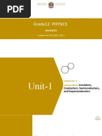 1.3 Chapter-1Electrostatics Insulators, Conductors, Semiconductors, and Superconductors