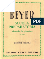 BEYER - Scuola Preparartoria Per Il Pianoforte - Op. 101 - ITA