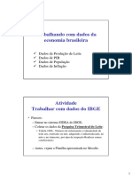 Visualizando Dados de PIB e População No Excel