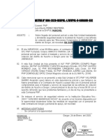 Ni. 005-Sobre Llegada Del Personal Policial Que Traslado Las Anforasde La Localidad de Huacho A Gorgor