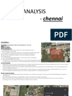 Site Analysis - Chennai