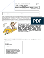 GUÍA #1 DE LENGUAJE Y COMUNICACIÓN UNIDAD 1 Secuencias Narrativas - Estrategias - Información Explicita