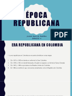 Época Republicana