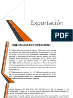 Exportación