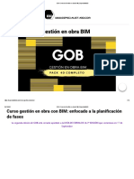 GOB Curso de Gestión en Obra BIM - Especialista3D