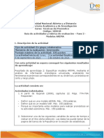 Guia de Actividades y Rúbrica de Evaluación - Fase 2 - Modelos Arima