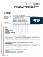 002 NBR - 10520 - Informação e Documentação - Citações em Documentos - Apresentação