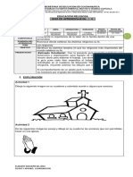 Guía 4. Educación Religiosa - Grado 1°