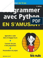 Programmer en Samusant Avec Python Pour Les Nuls, Mégapoche, 3e