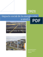 Investigacion. Impacto Social de La Energía Solar A Nivel Nacional. Tinoco Buendia Gustavo