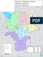 Syracuse Council Districts Map
