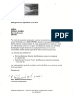 Carta Cavasa Fundacion