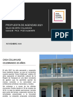 Propuesta Agendas 2021 Salas Cmdic