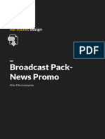 Broadcast Pack-News Promo: Ae-Rocket
