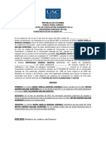 CONSTANCIA DE NO ACUERDO Centro