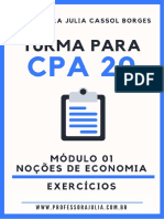 Exercicios Módulo 1 - Noções de Economia