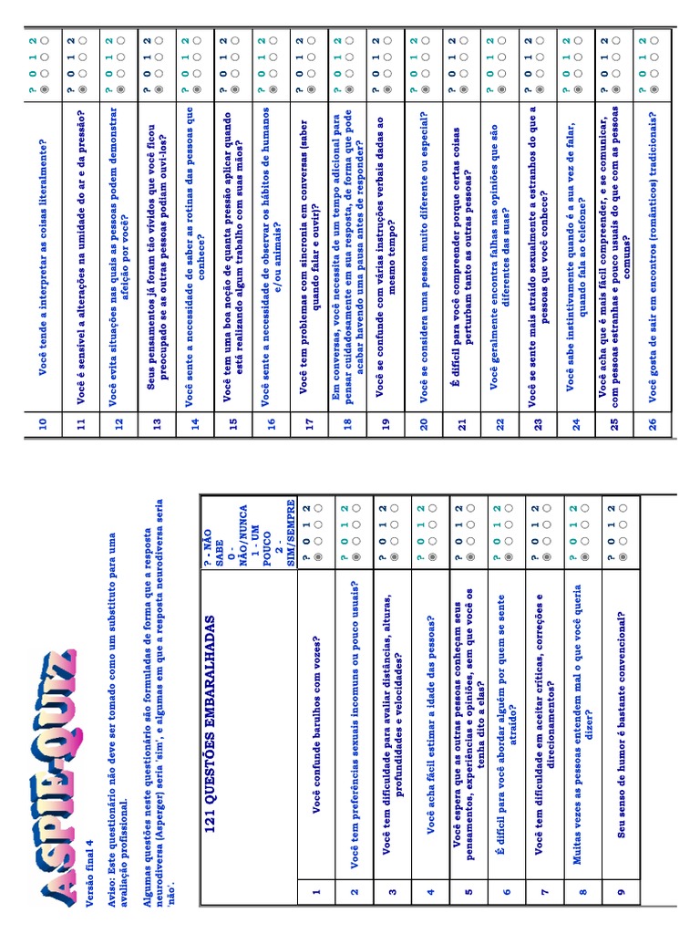 Aspie quiz autismo asperger impress o ok pdf