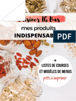 Aliments Indispensables Cuisine IG BAS