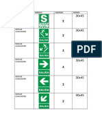 Señalización de seguridad e indicaciones para prevención de riesgos