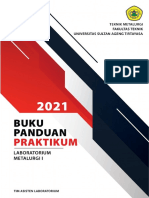 Buku Panduan Laboratorium Metalurgi I