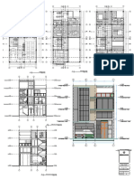 A - Planta, Corte y Fachada - Plano