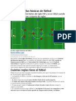 Las Diez Reglas Básicas de Fútbol