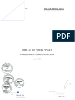 Manual de Operaciones de los Corredores Complementarios de Lima (2014