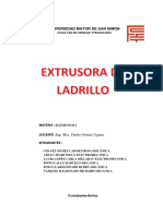 Extrusora de Ladrillo Grupo Acolpados