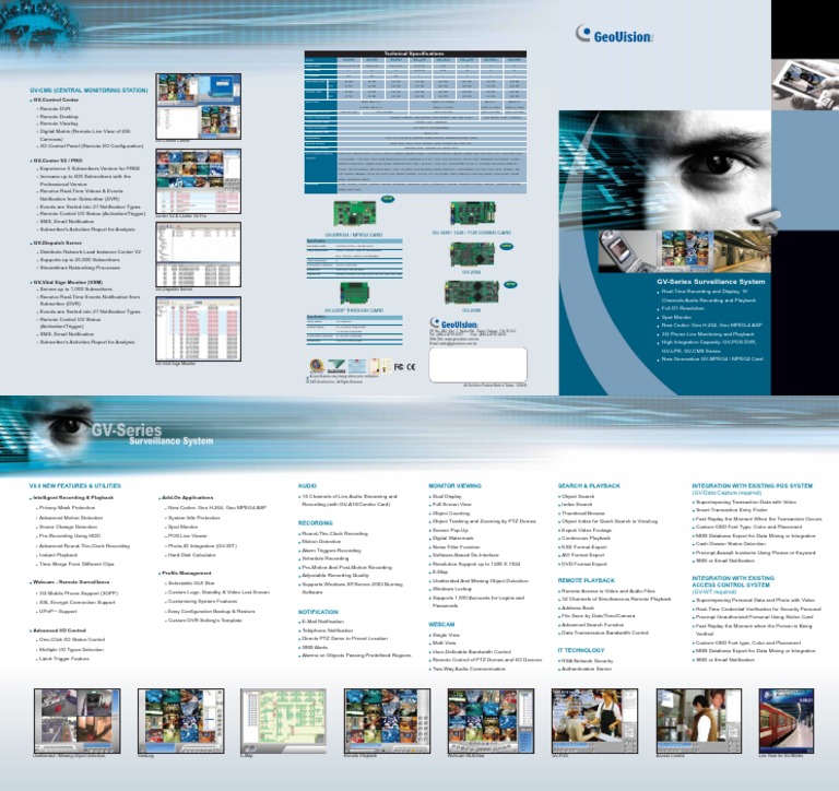 Manual Geovision PDF Digital Video Recorder Video