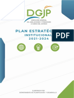 Plan Estratégico Institucional 2021-2024