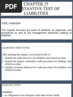 Substantive Test of Liabilities