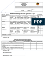 Rubrica de Comportamiento 1-2 Bachillerato