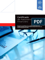 IEP Certificado de Asesoramiento Financiero