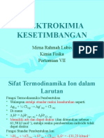 Elektrokimia Kesetimbangan