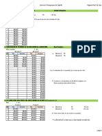 Ejercicio Presupuesto de Capital