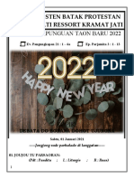Acara Tahun Baru 1 Januari 2022 Bahasa Batak