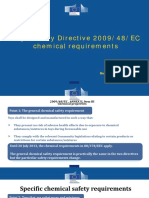 2009 - 48 - EC - Toy Safety Directive - Chemical Requirements