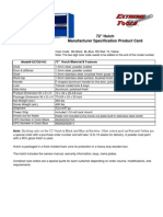 EX7201 Top Hutch Specifications