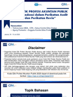 Draf PPT - PPL Kode Etik Profesi Akuntan Publik Indonesia 2020 - 09 Dan 10 Juli 2020 - Final