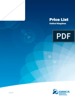 Customer Price List STD 2011-04